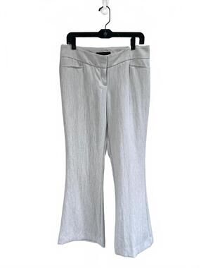 The Limited Light Gray Dress Pants Low Waist Flared Legs Size 8